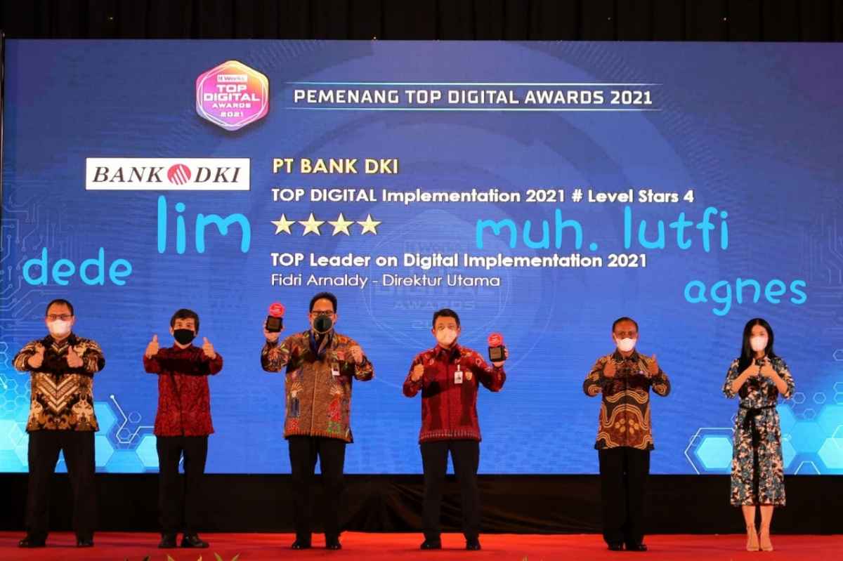 Bank DKI Raih Top Digital Awards 2021 Bank DKI Raih Top Digital Awards 2021