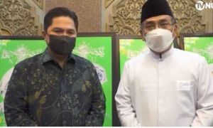Temui Gus Yahya, Erick Thohir Siap Wujudkan Santri Muslimpreneur