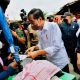 Presiden Berikan Tambahan Modal Rp1,2 Juta Per Pedagang di Pasar Baru Tanjung Enim