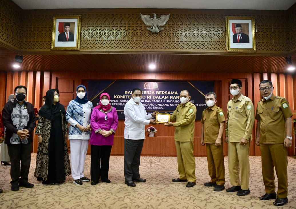 Komite II DPD RI Lakukan Kunker DIM RUU Energi ke Provinsi Aceh