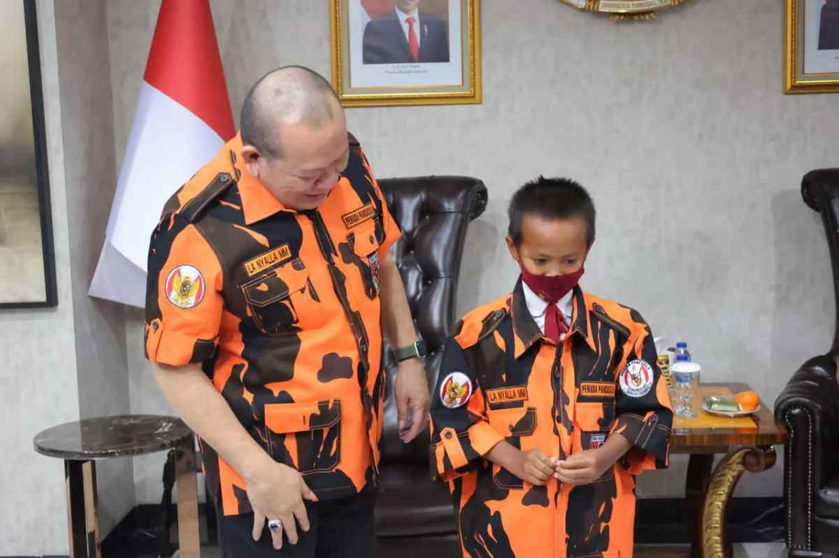 Bocah SD Bercita-cita Jadi Anggota PP, LaNyalla: Menanamkan Nilai Pancasila Harus Sejak Dini