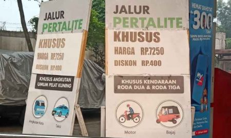 Keterserdiaan BBM Pertalite Pada Salah Satu BBM/Foto: Anjasmara