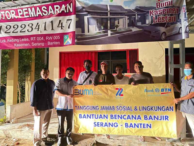 BTN Peduli Korban Banjir Serang Banten BTN Peduli Korban Banjir Serang Banten