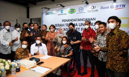 BTN Serahkan Hunian Atlit Paralimpic 
