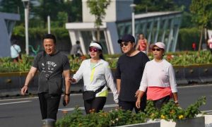 Nikmati CFD, Puan Ajak Erick Thohir dan Retno Marsudi Jalan Pagi