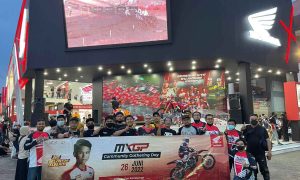 Beri Semangat, Komunitas CRF Nobar MXGP Samota Sumbawa 2022