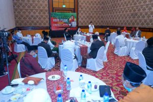 Silaturahmi Dengan Gus-Gus Jatim, Puan Dapat Panggilan Ning Maharani Ketua DPR RI Puan Maharani bersilaturahmi dengan kiai-kiai muda Nahdlatul Ulama (NU) se-Jawa Timur./Foto: Anjasmara
