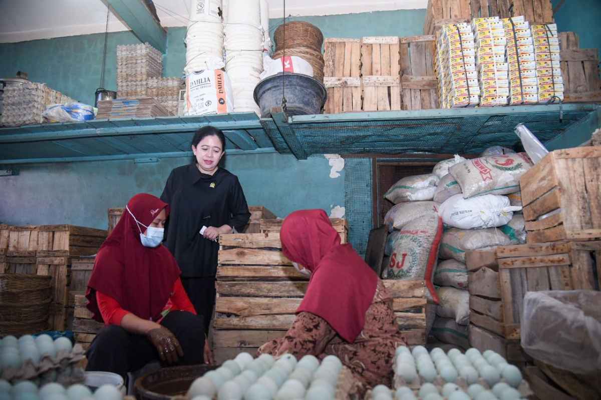 Bangkitkan UMKM Brebes, Puan Borong Telur Asin Bangkitkan UMKM Brebes, Puan Borong Telur Asin