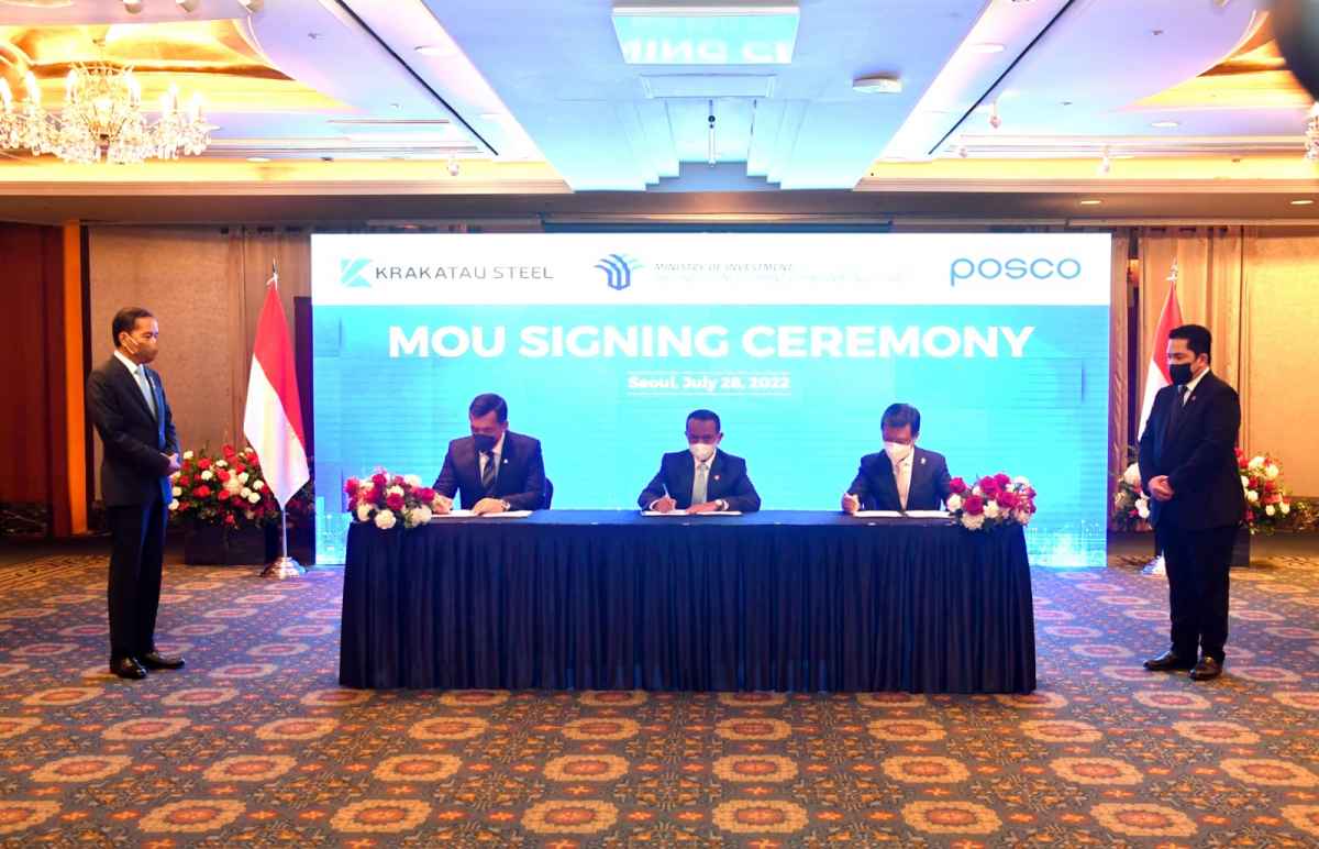 Krakatau Steel-Posco Investasikan Rp52,5 Triliun Guna Produksi Baja Mobil Listrik dan IKN Krakatau Steel-Posco Investasikan Rp52,5 Triliun Guna Produksi Baja Mobil Listrik dan IKN