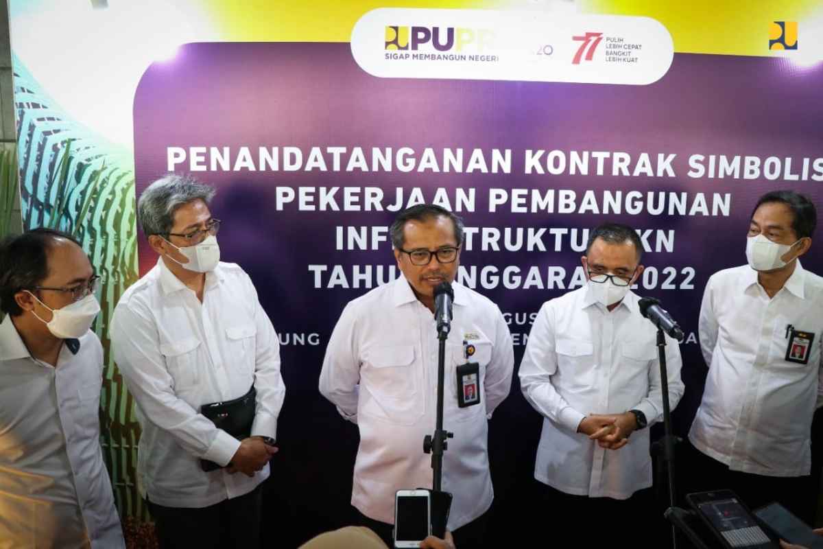Teken 19 Paket, PUPR Mulai Bangun Infrastruktur IKN Tahap 1 Sebesar Rp5,3 Triliun