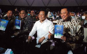 Pimpinan DPR dan MPR hadiri peluncuran buku visioning Indonesia/Foto: Anjasmara 