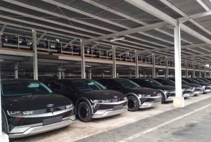 Jelang Even P20, Puluhan Unit Mobil Listrik Hyundai IONIQ 5 Sudah Mejeng di Komplek Parlemen Jelang Even P20, Puluhan Unit Mobil Listrik Hyundai IONIQ 5 Sudah Mejeng di Komplek Parlemen