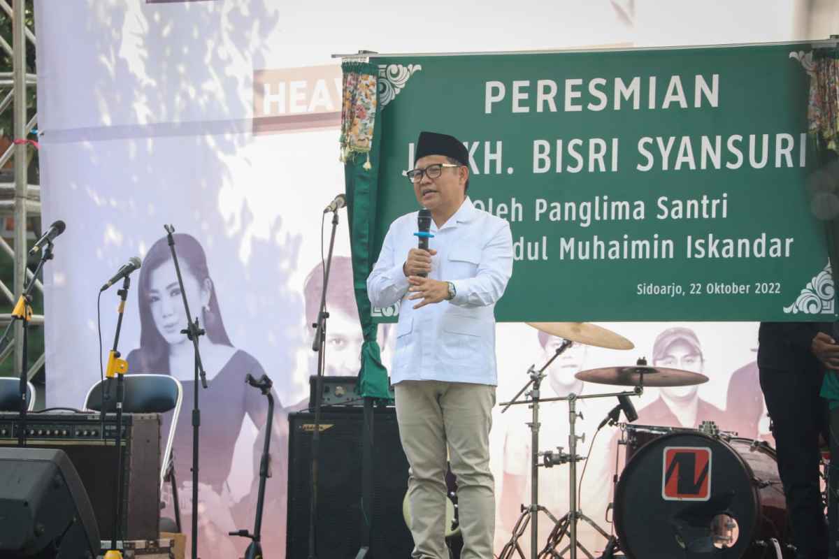 Jadi Nama Jalan, Cak Imin Ajak Teladani Perjuangan Pendiri NU KH Bisri Syansuri