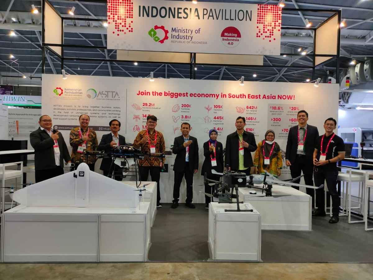 Lima Perusahaan Drone Nasional Tampil ITAP 2022 Singapura perusahaan drone
