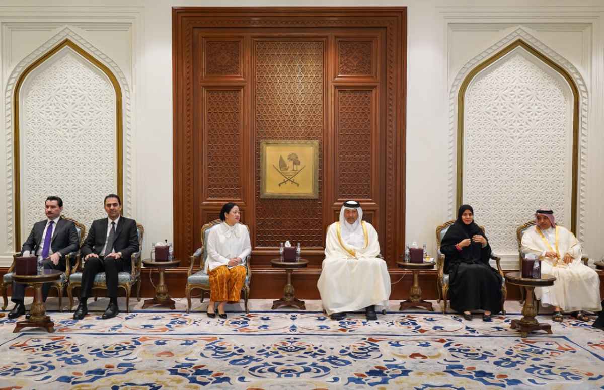 Bertemu Pimpinan Parlemen Qatar, Puan Dorong Peningkatan Investasi di RI