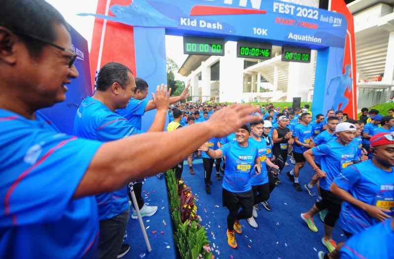 Ribuan Pelari Ikuti BTN Sports Fest 2022