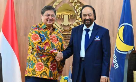 Cairkan Kebekuan, Pertemuan Airlangga Hartarto-Surya Paloh Cermin Politik Kebangsaan