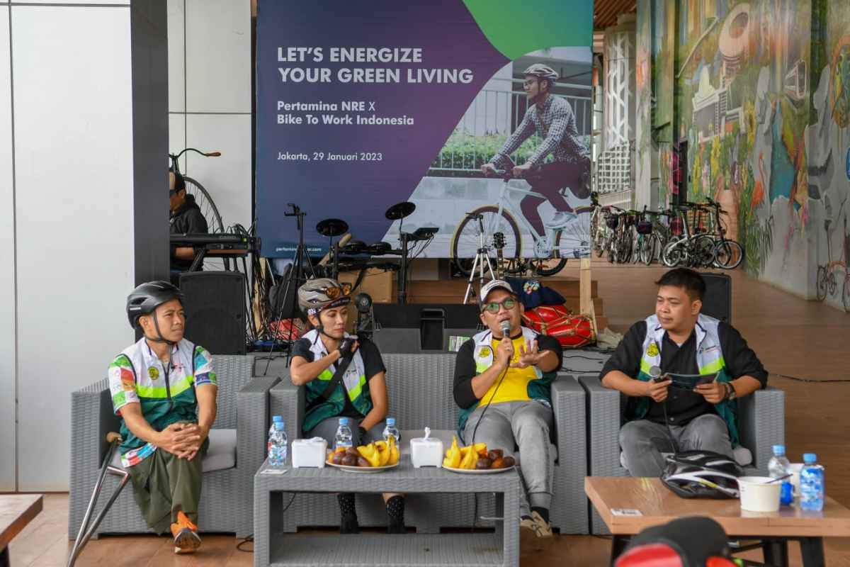 Sinergi Pertamina NRE-Bike to Work Dukung Green Mobility