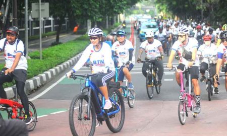 BTN Gelar Gowes Bareng di HUT Ke 73