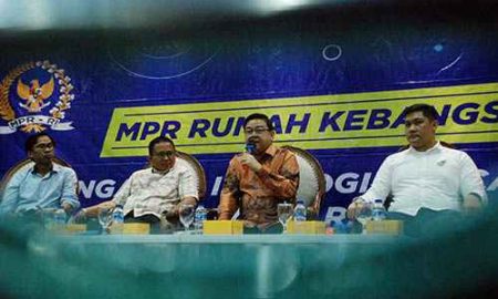Diskusi Empat Pilar MPR dengan Tema ”Keberlangsungan Pembangunan IKN Tanpa Haluan Negara”