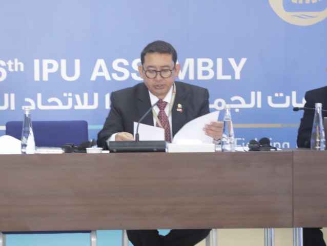 Di Sidang IPU, BKSAP Ajak Anggota Parlemen Dukung Draf ‘Emergency Item’ Qatar Di Sidang IPU, BKSAP Ajak Anggota Parlemen Dukung Draf ‘Emergency Item’ Qatar