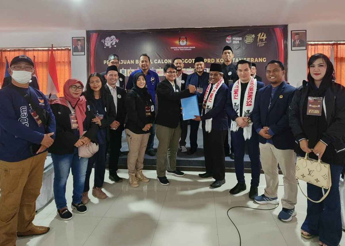 Daftar ke KPU, Nasdem Kota Tangerang Targetkan 7 Kursi di Pemilu 2024
