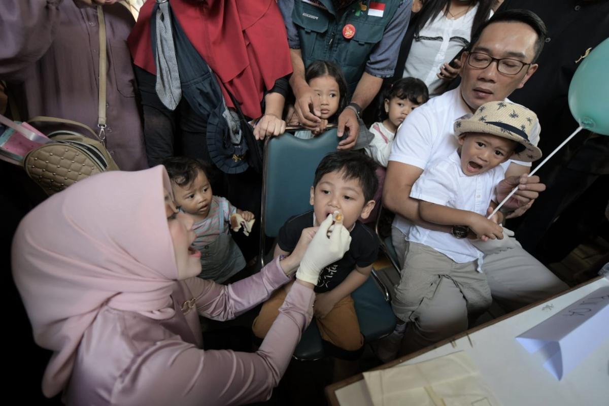 Imunisasi Polio Kabupaten Purwakarta Capai 101 Persen