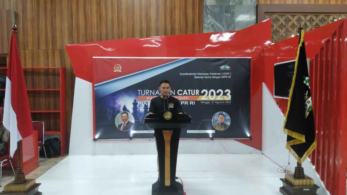 HUT Ke-78 MPR, Ketua KWP: Wartawan Adu Strategu Lewat Turnamen Catur Untuk Tingkat Nasional HUT Ke-78 MPR, Ketua KWP: Wartawan Adu Strategu Lewat Turnamen Catur Untuk Tingkat Nasional