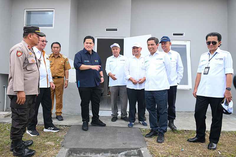 Menteri BUMN Erick Thohir Tinjau Rumah Subsidi