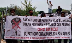 Diduga Lakukan Asusila, Mahasiswa Desak Kemendagri Soal Bupati Gorontalo