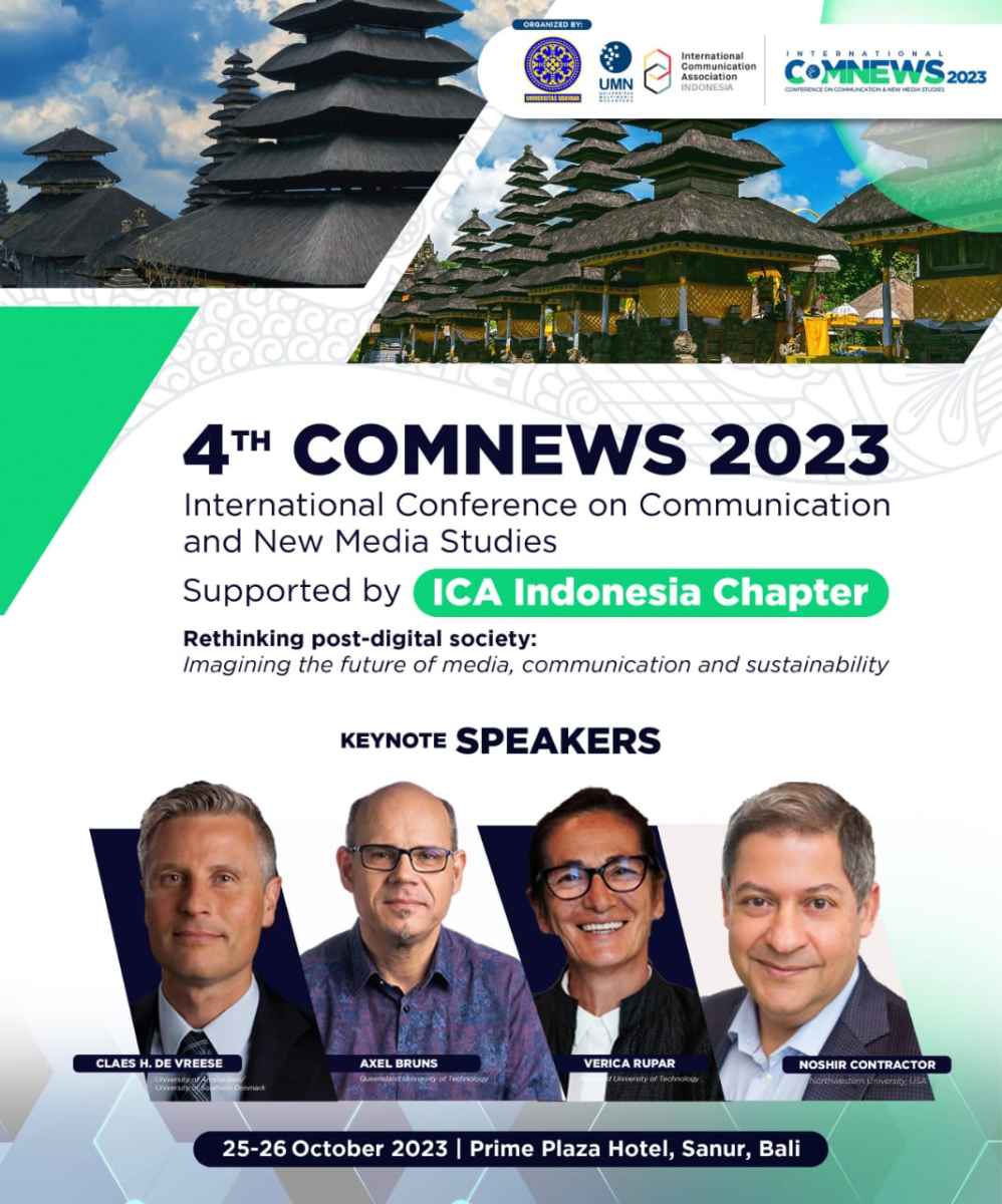 UMN Jawab Tantangan Masa Depan Media Lewat Konferensi COMNEWS 2023 UMN Jawab Tantangan Masa Depan Media Lewat Konferensi COMNEWS 2023
