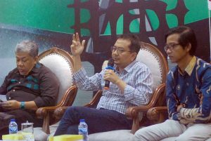 Dialektika Demokrasi dengan tema “Peran DPR Kawal Tahapan Pemilu Usai Pendaftaran Capres”