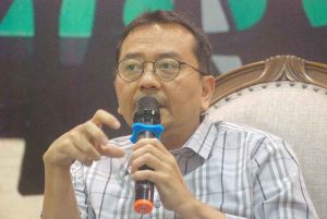 Dialektika Demokrasi dengan tema “Peran DPR Kawal Tahapan Pemilu Usai Pendaftaran Capres”