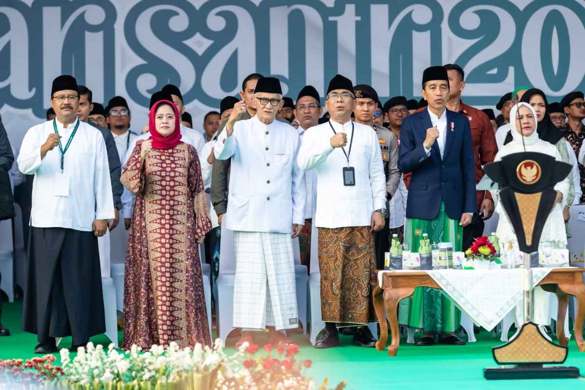 Hadiri Peringatan Hari Santri, Puan Yakin Santri Ikut Berperan Jaga Persatuan di Tahun Politik
