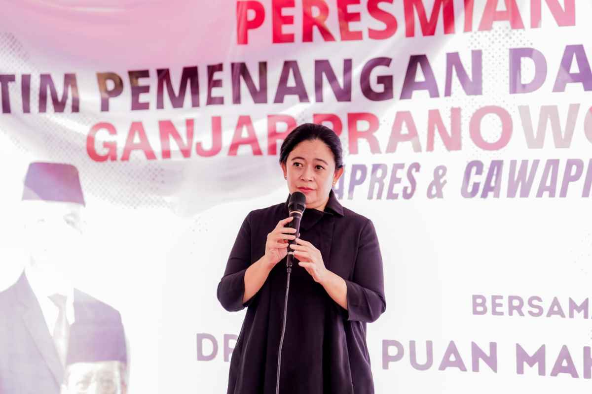 Resmikan Kantor TPD Ganjar-Mahfud, Puan Sebut Jatim Sedang Jadi Rebutan