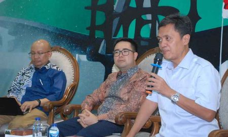 Diskusi Forum Legislasi Tema "Revisi UU ITE Disahkan, Upaya Perkuat Sistem Keamanan Transaksi Elektronik"