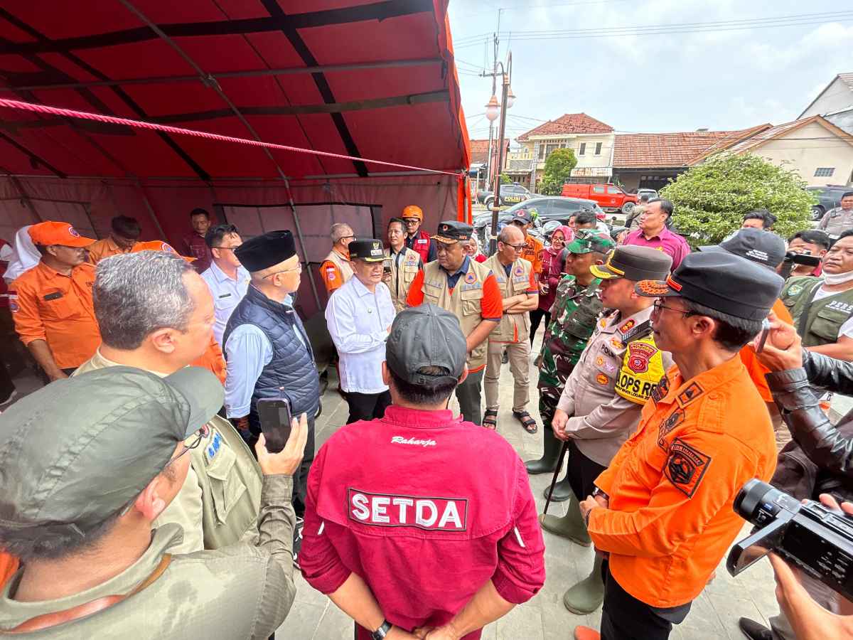 Kiai Maman Berharap Pemilu Berjalan Baik Meski Tiga Desa di Majalengka Terendam Banjir