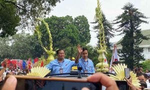 Capres-Cawapres, Prabowo Subianto-Gibran Rakabuming Raka menuju Kantor KPU/Foto: Dok Gerindra