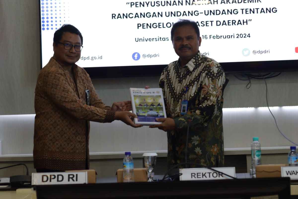 Komite IV DPD Terima Masukan Pakar Unram Soal RUU Pengelolaan Aset Daerah Komite IV DPD Terima Masukan Pakar Unram Soal RUU Pengelolaan Aset Daerah