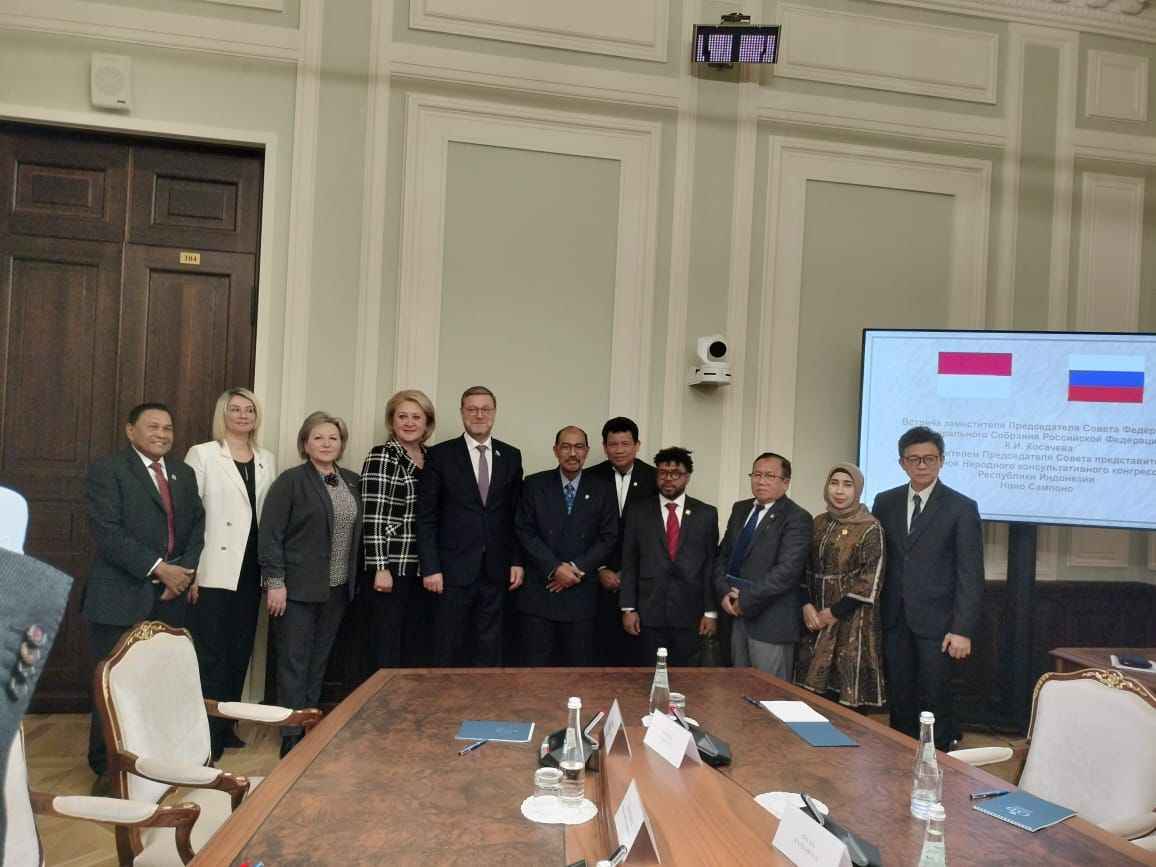 Nono Sampono: Indonesia dan Rusia Sepakat Tingkatkan Kerja Sama Antar Parlemen Nono Sampono: Indonesia dan Rusia Sepakat Tingkatkan Kerja Sama Antar Parlemen