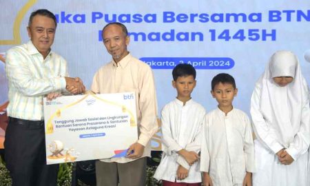 BTN Salurkan Bantuan Bagi Anak Yatim