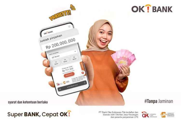 Kuartal I 2024, OK Bank Raup Laba Bersih Rp4,31 miliar