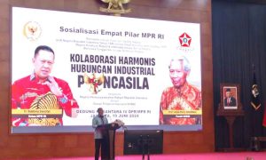 Sosialisasi Empat Pilar MPR RI Bersama Sentra Organisasi Karyawan Swadiri Indonesia (SOKSI)