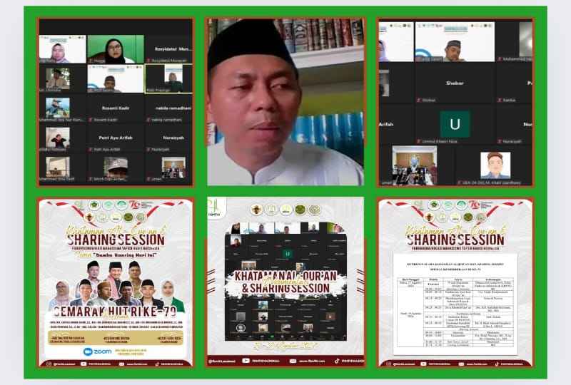 Khataman Al-Qur’an Hingga 79 Kali Kolaborasi FKMTHI dan JQH NU Peringati HUT Kemerdekaan RI ke-79 Khataman Al-Qur’an Hingga 79 Kali Kolaborasi FKMTHI dan JQH NU Peringati HUT Kemerdekaan RI ke-79