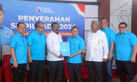 Partai Gelora Indonesia Serahkan SK Pilkada 2024
