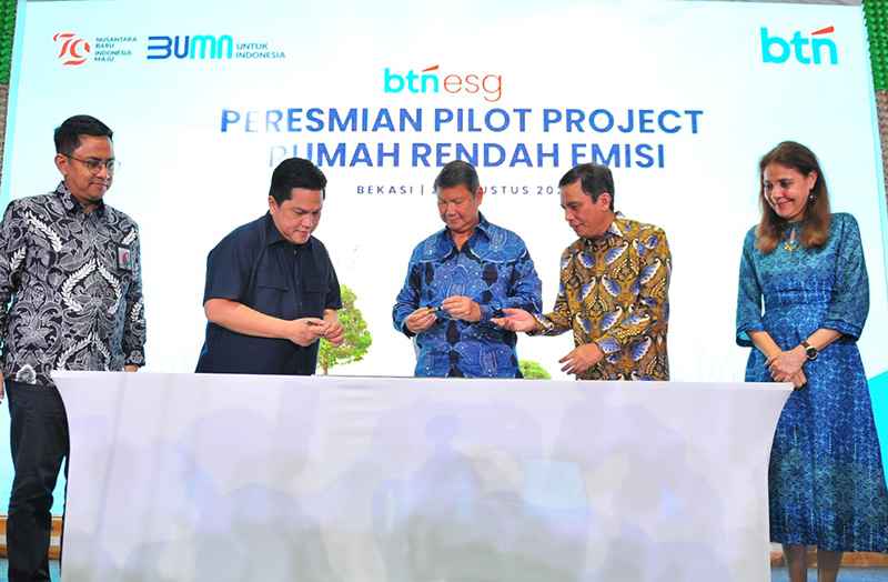 BTN Siapkan Pembiayaan 150.000 Rumah Rendah Emisi