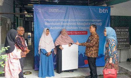 BTN Bantu Renovasi Masjid KH Ahmad Dahlan