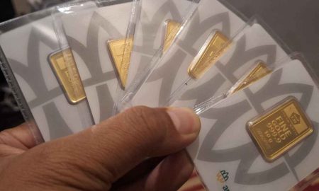 Posisi Harga Emas Antam Hari Ini Rp1,443 Juta/Gram