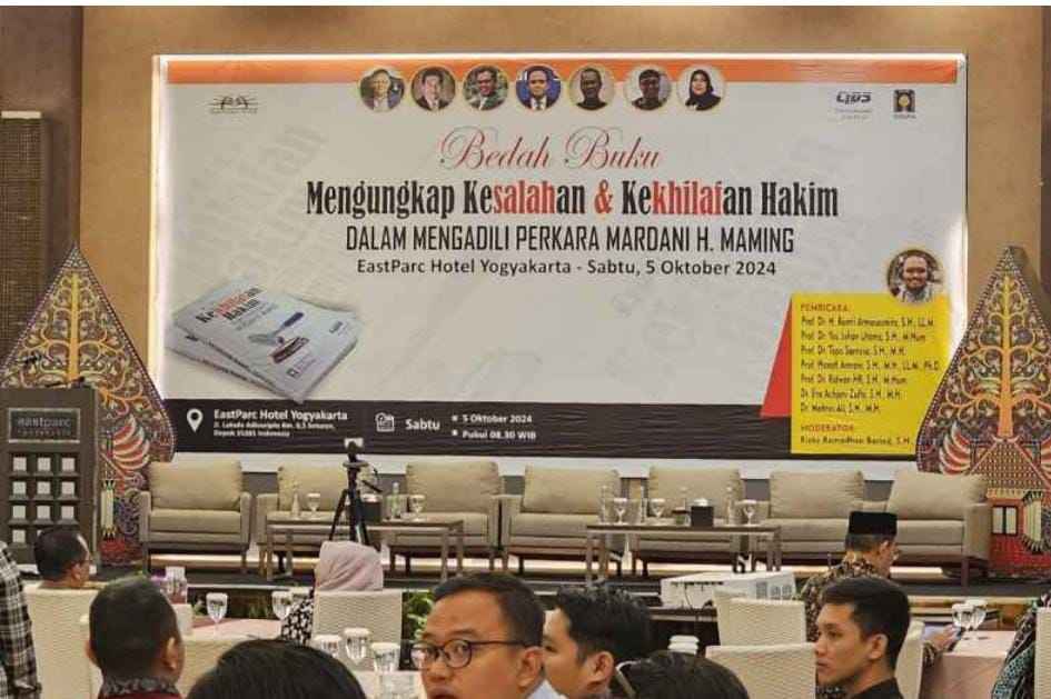 Sejumlah Pakar Hukum Bedah Kasus Mardani Maming, Putusan Hukum Harus Jaga Keadilan Sejumlah Pakar Hukum Bedah Kasus Mardani Maming, Putusan Hukum Harus Jaga Keadilan