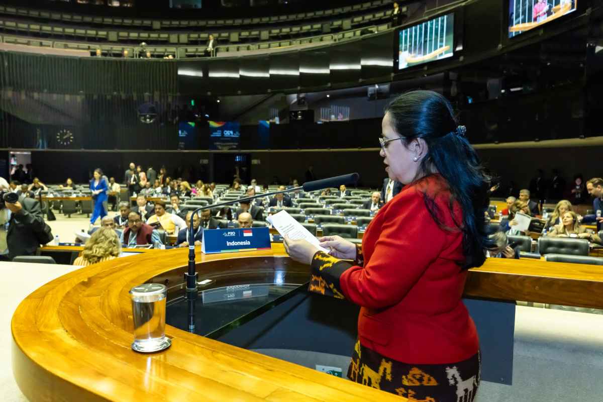 Di Forum Parlemen G20 Brasil, Puan Singgung Kelaparan Rakyat Palestina Ini Masa Paling Bahaya Sejak Perang Dunia II Di Forum Parlemen G20 Brasil, Puan Singgung Kelaparan Rakyat Palestina Ini Masa Paling Bahaya Sejak Perang Dunia II